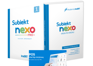 Zestaw Subiekt nexo PRO 1 stanowisko upgrade + Subiekt nexo krok po kroku  + Interfejs Dotykowy POS dla Subiekta Nexo 