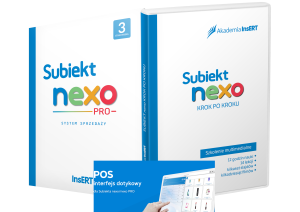 Zestaw Subiekt nexo PRO 3 stanowiska upgrade + Subiekt nexo krok po kroku + Interfejs Dotykowy POS dla Subiekta Nexo 