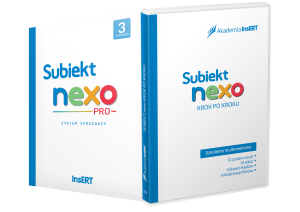Zestaw Subiekt nexo PRO 3 stanowisko upgrade + Subiekt nexo krok po kroku 
